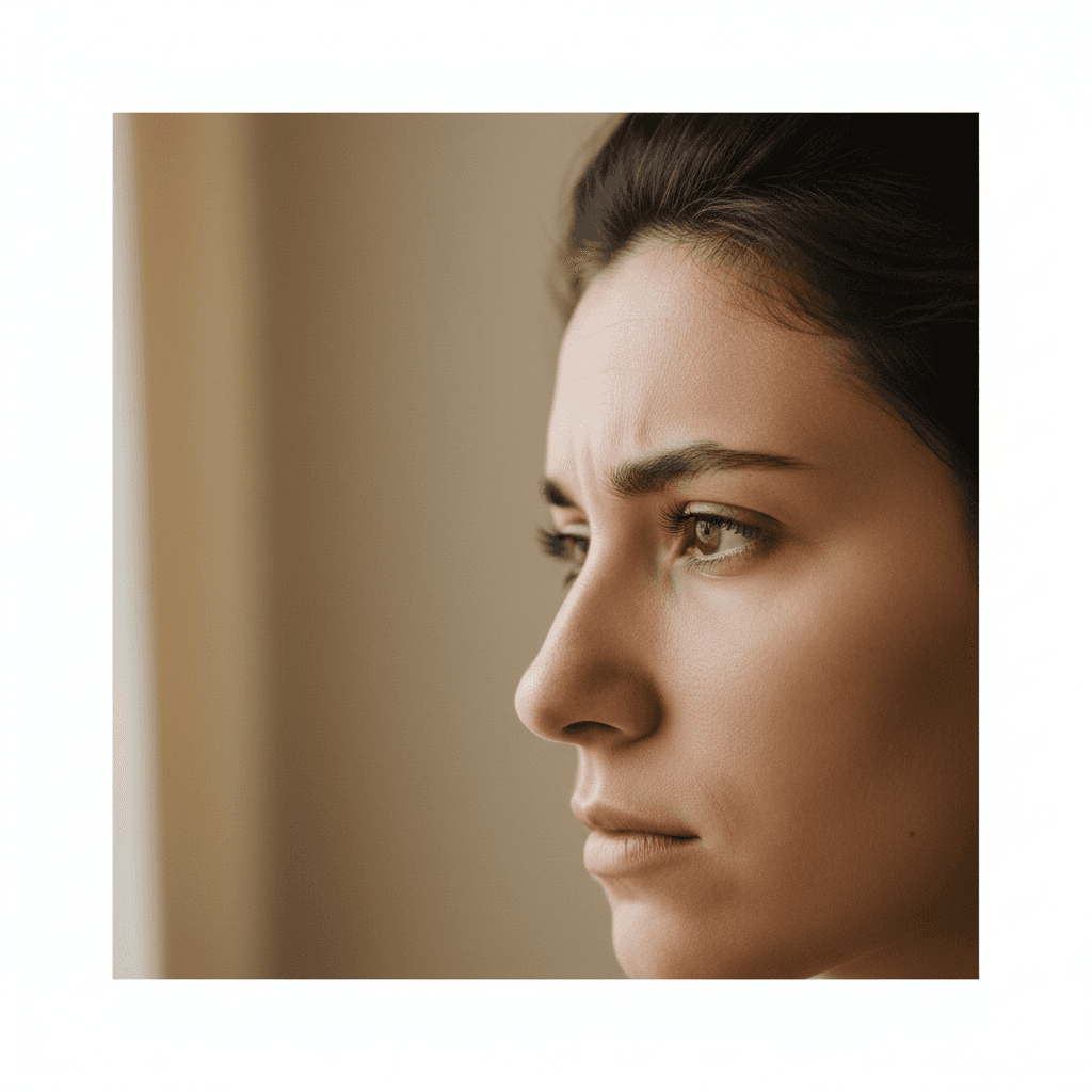 Portrait reflecting vulnerability and inner strength