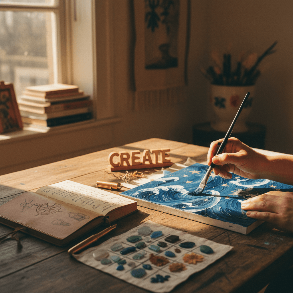 Hands engaged in purposeful action and meaningful work