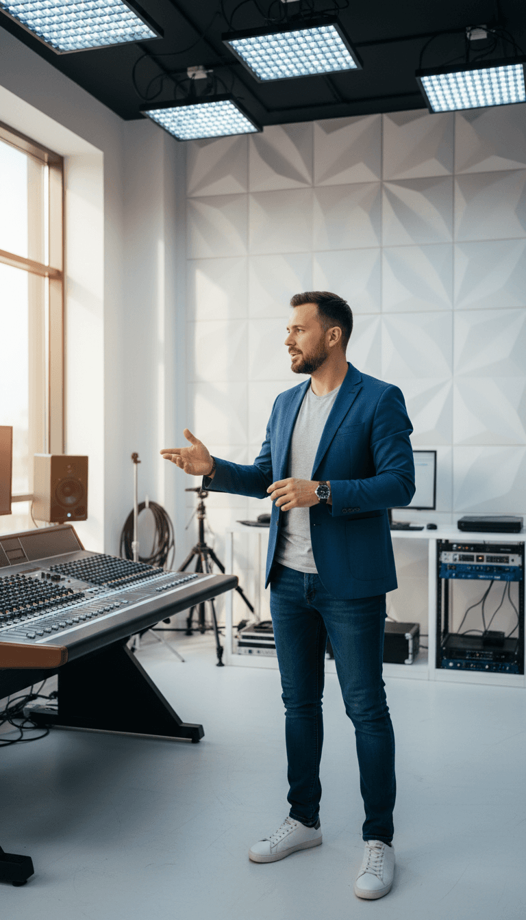 Cody Lakevold in a professional media setting